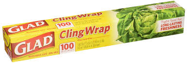 Glad Cling'n Seal Clear Food Wrap 100sqf