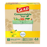 Glad Compostable Bags 44ct 2.6gl