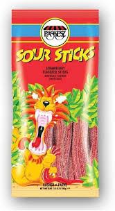 Paskesz Strwbry Sour Sticks