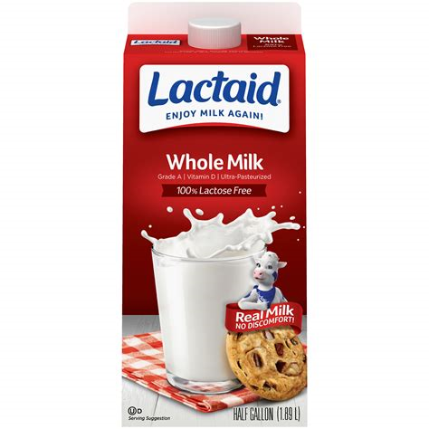 Lactaid Lactose Free Whole Milk 1/2g