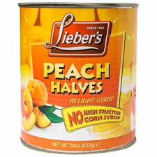 Lieber's Peach Halves 15oz