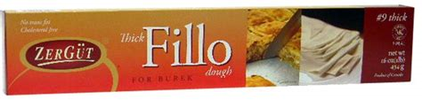 Zergut Thick Fillo Dough