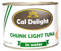 Cal Del Chunk Light Tuna Water 4 Lb