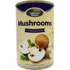 California Delight Mushrooms Pieces&stem