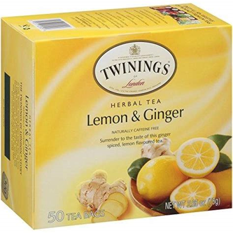 Twinings Lemon&ginger 50 Tea Bag