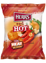 Herr's Red Hot Chips 1oz