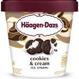Haagen-dazs Cookies & Cream Icecream