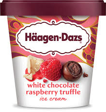 Haagen-dazs White Chocolate Raspberry Tr