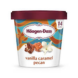 Haagen-dazs Vanilla Caramel Pecan 14oz