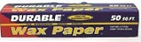 Wax Paper