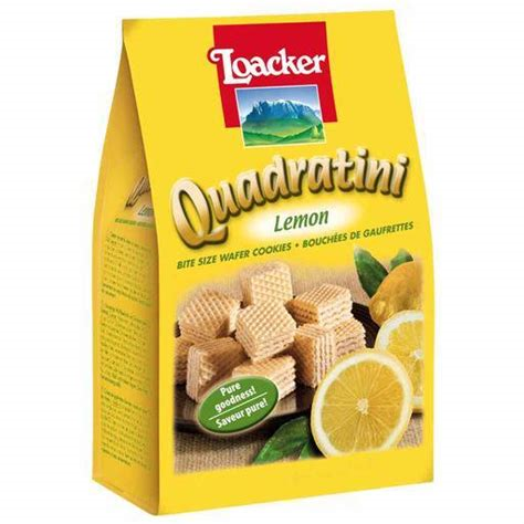 Loacker Wafer Cubes Lemon