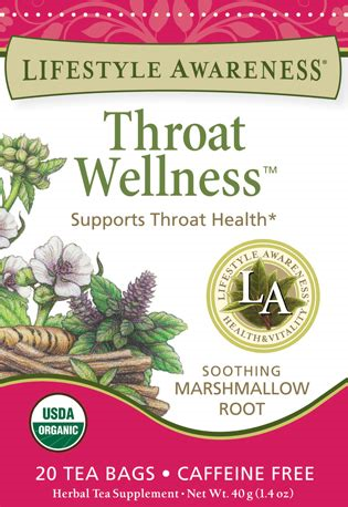 Lifestyle Throat Wellness Tea