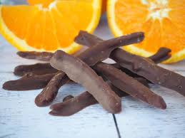 Chocolate Coated Orange Strips