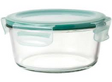 Storage Container Glass 44oz Round