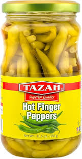 Tazah Hot Finger Peppers 675 Gr.