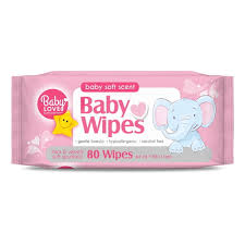 Baby Wipe 72ct Pink