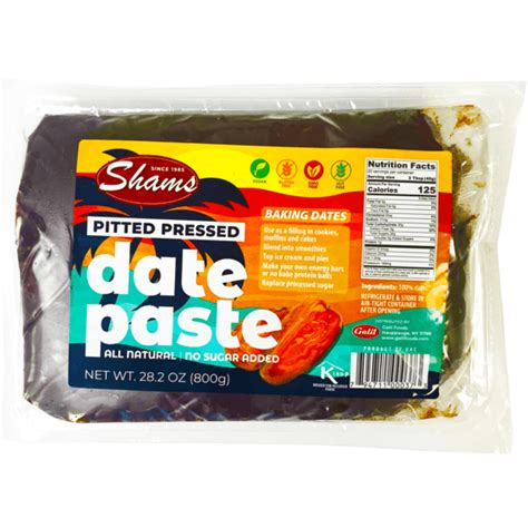 Shams Pitted Pressed Dates Passover