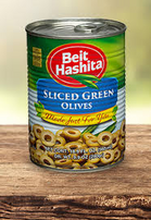 Beit Hashita Green Sliced Olives