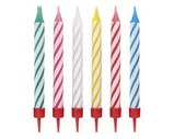 Birthday Candles With Holder 12ct