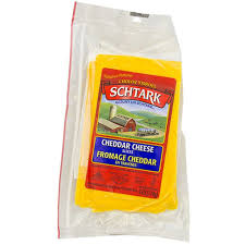 Schtark Cheddar Cheese Slices 6oz
