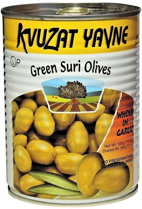 Kvuzat Yavne Cracked Souri Green Olives