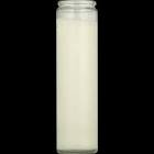 Candle 8in Novena White