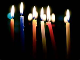 Menora Shabbat Candles 72