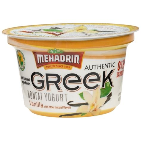 Mehadrin Greek Nonfat Vanilla