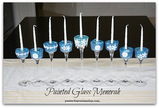 Candle Menorah With Painting