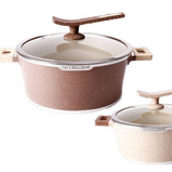 28 Cm Granite Pot - Gold