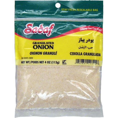 Sadaf Granulated Onion  4oz