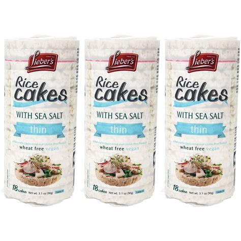 Leibers Health Go Salt Corn Cakes 4pk