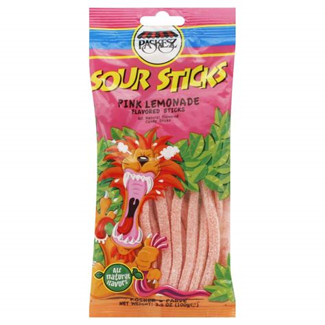 Paskesz Sour Sticks - Strawberry Flavoed