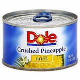 Dole Canned Fruit Pineapple Crushed In I