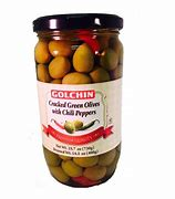 Golchin Cracked Green Olives