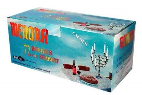 Menora Shabat 72 Candles
