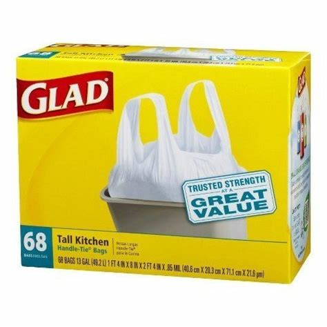 Glad Tall Kitchen Handle-tie Bags