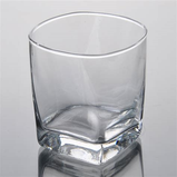 Blinkmax Rhombus Square Glass Tea Cup