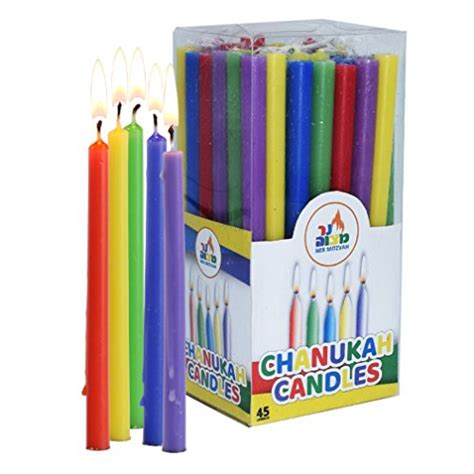 Ner Mitzva Chanukah Candles Colors