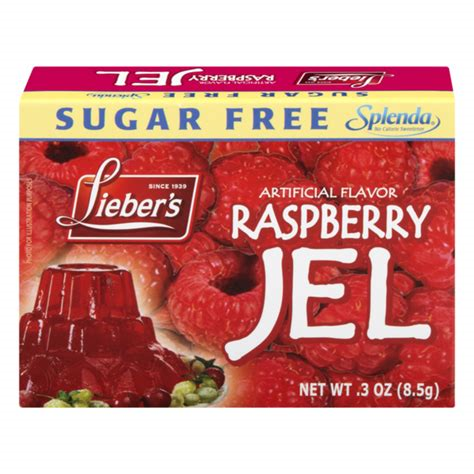 Liebers Sug Free Raspberry Jel