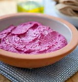 Saba Tahini With Beetroot