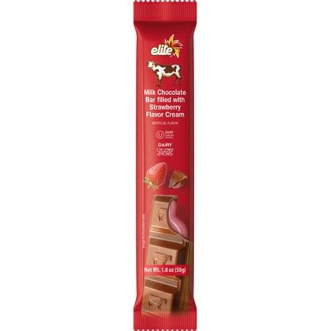 Elite Strawberry Chocolate Bar 1.8oz