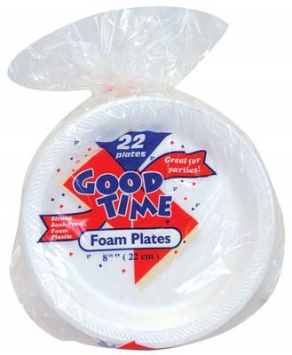 Good Time Fome Plates 10.25"