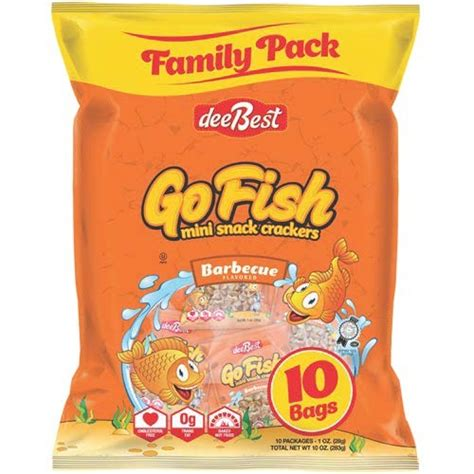 Dee Best Go Fish Mini Snack Crackers