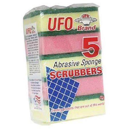 Ufo Abrasive Sponge Scrubbers