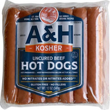 A&h Beef Franks Hot Dogs