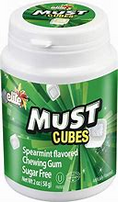 Elite Must Cubes Gum Spearmint 2 Oz.