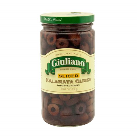 Giuliano Kalamata Sliced Olives