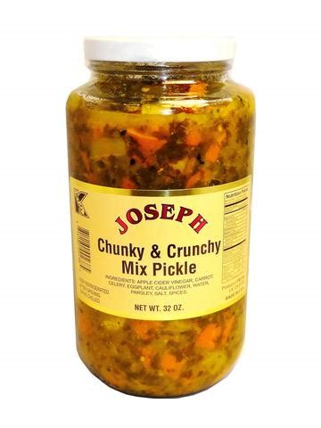 Joseph Crunchy Mixed Pickel 32oz