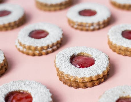 Sam's Bakery Strawberry Linzer Cookies